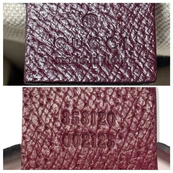 Gucci Beige and Burgundy Women's Bag - Picture 8 of 11